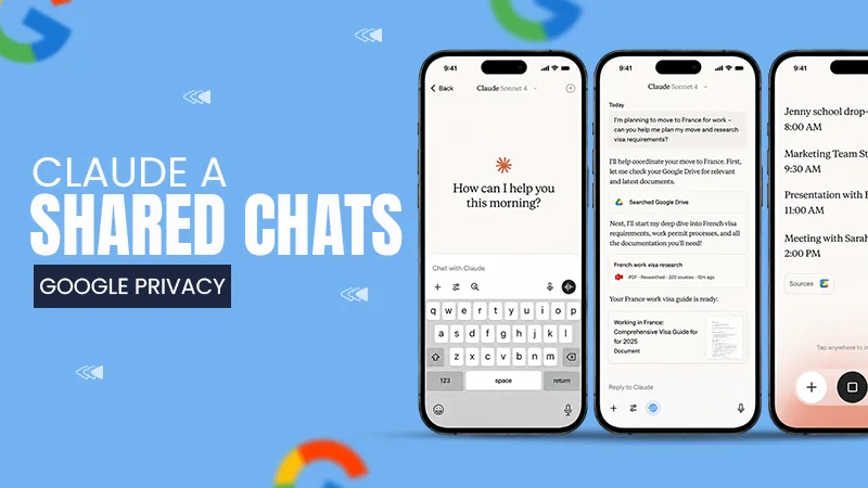 claude ai shared chats indexed google privacy